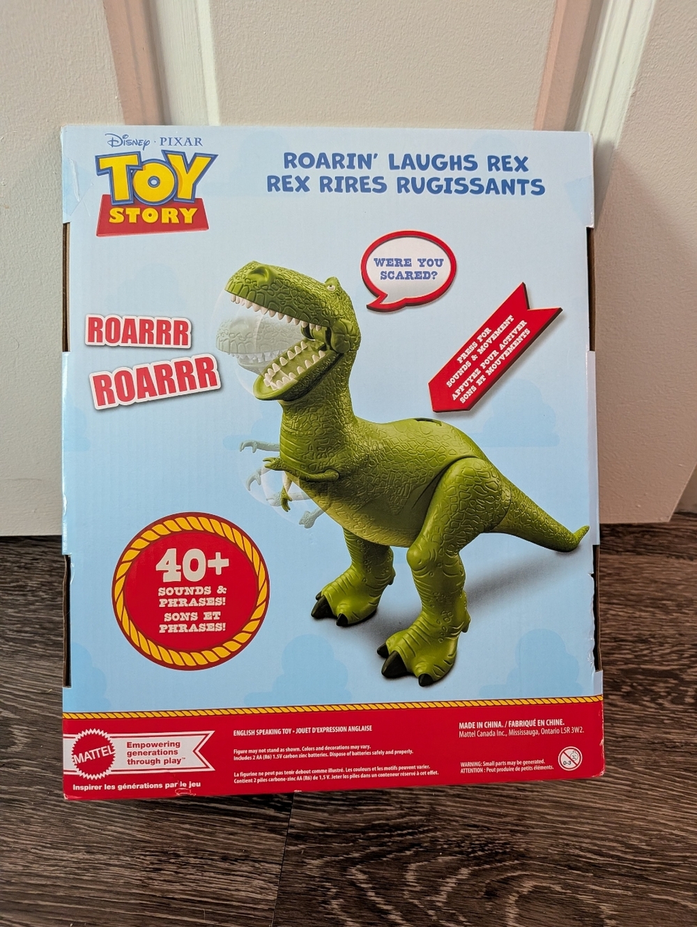 Mattel Toy Story Roarin' Laughs Rex Figure - Green New! - Picture 3 of 3